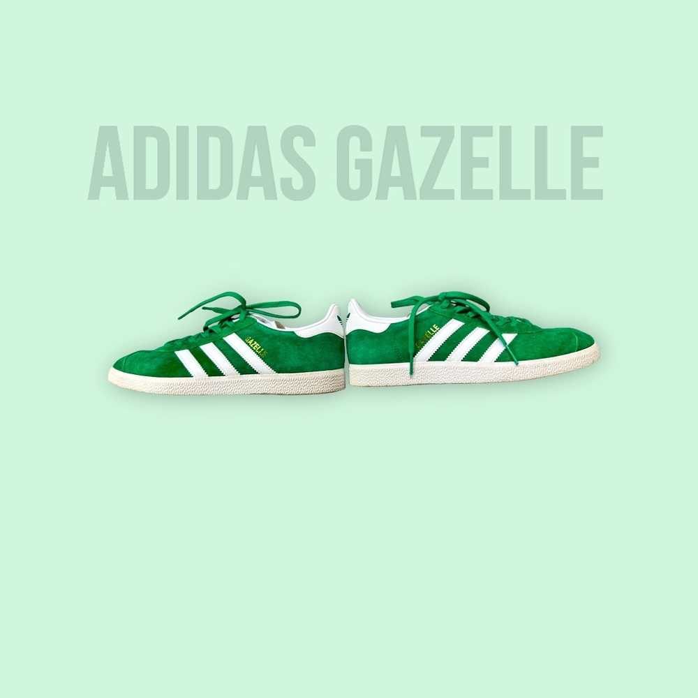 Adidas Gazelle Kelly Green Suede shoes